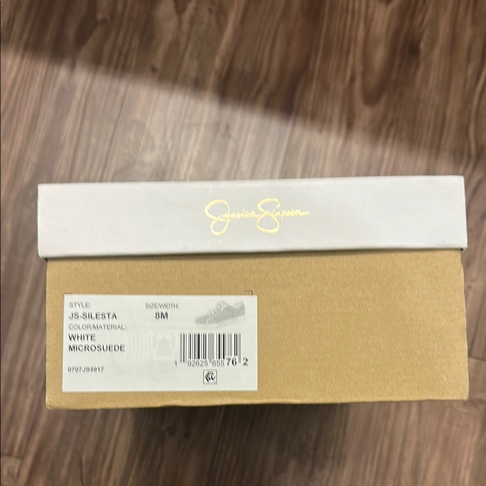 Jessica Simpson White Microsuede Footwear